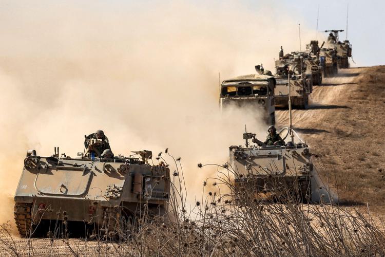 Carri armati di Israele a Gaza - (Afp)